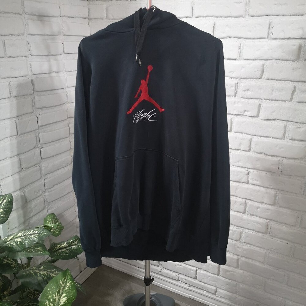 Nike Flight Men's Size XXL Black Fleece Lined Straight Fit Hoodie (AS IS)